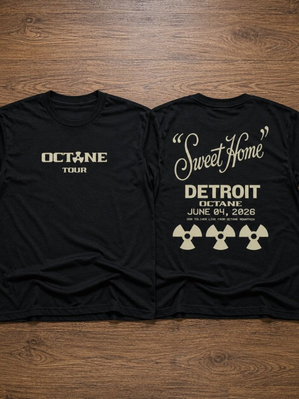 Don Toliver Octane Sweet Home Detroit June 4 2026 Double Sided T-Shirt